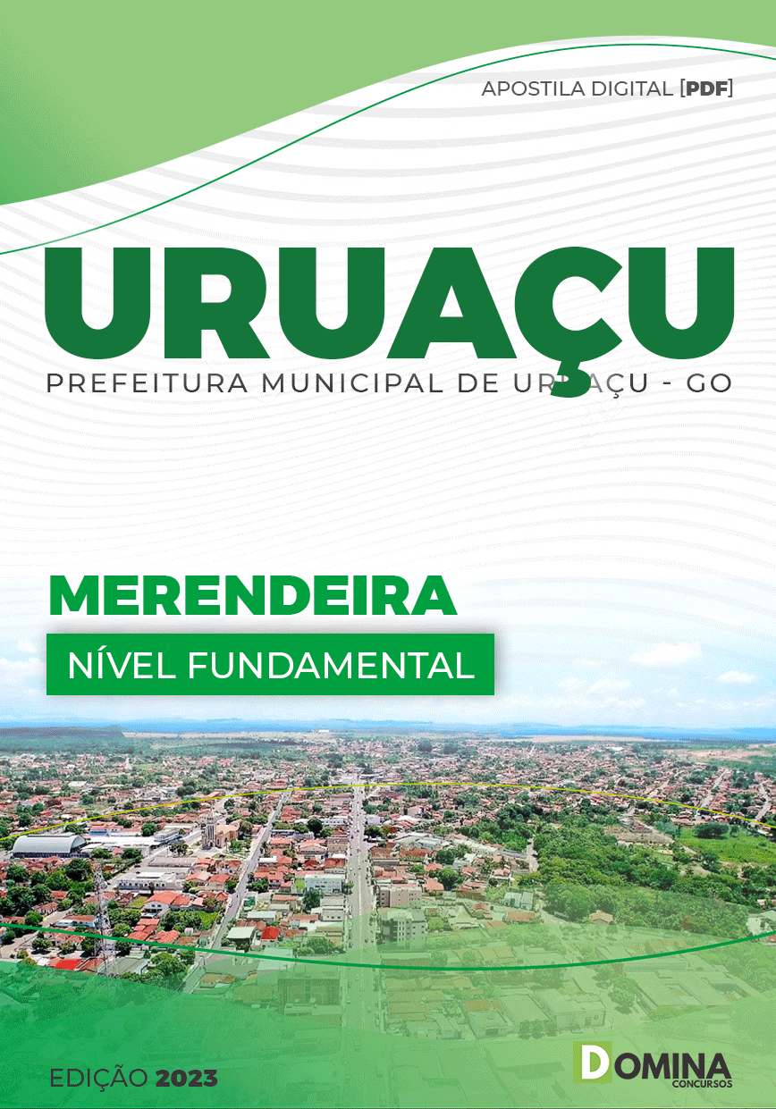 Apostila Concurso Pref Uruaçu GO 2023 Merendeira