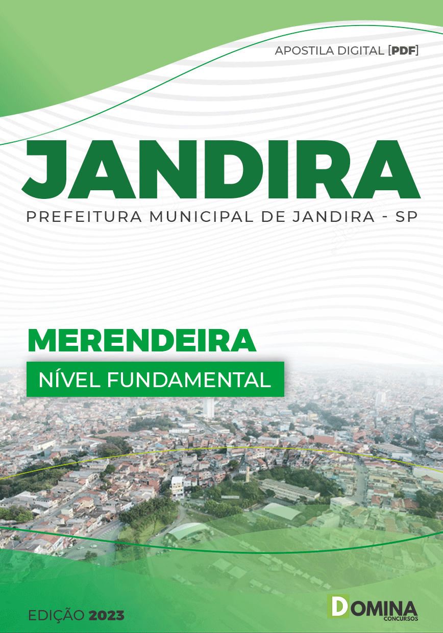 Apostila Digital Concurso Pref Jandira SP 2023 Merendeira