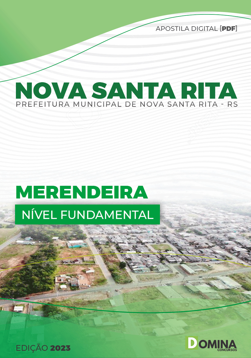 Apostila Pref Nova Santa Rita RS 2023 Merendeira