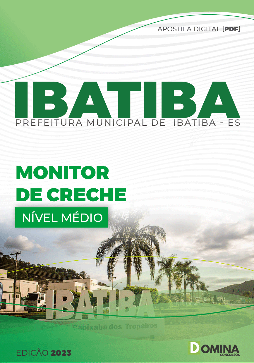 Apostila Concurso Pref Ibatiba ES 2023 Monitor Creche