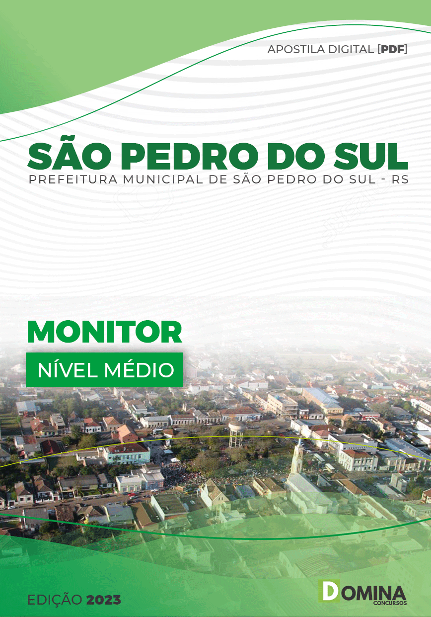 Apostila Digital Pref São Pedro do Sul RS 2023 Monitor
