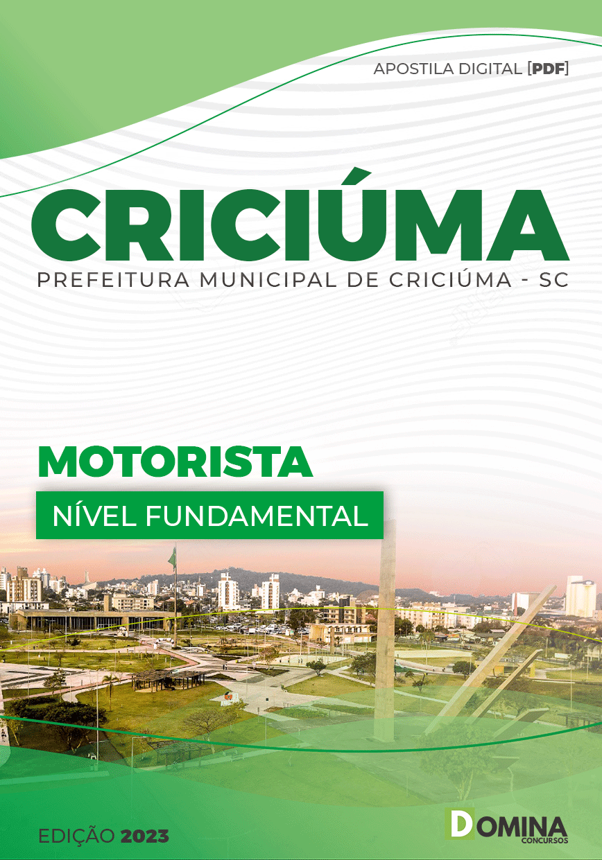 Apostila Concurso Pref Criciúma Sc 2023 Motorista