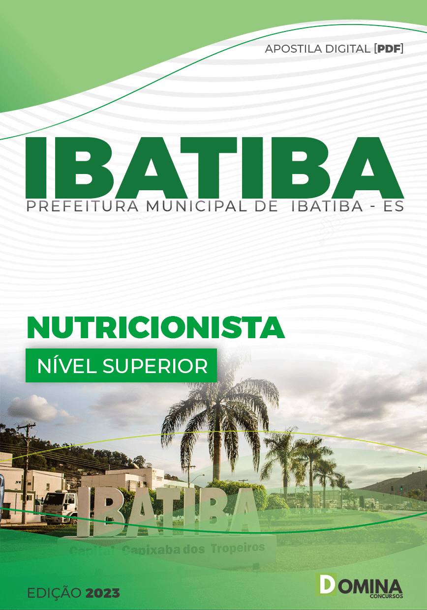 Apostila Concurso Pref Ibatiba ES 2023 Nutricionista