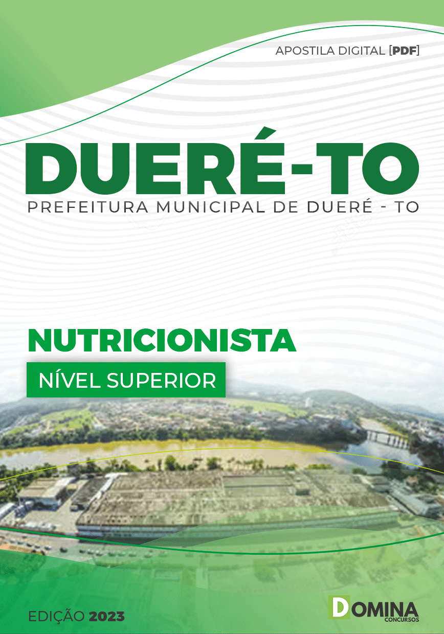 Apostila Concurso Pref Dueré TO 2023 Nutricionista