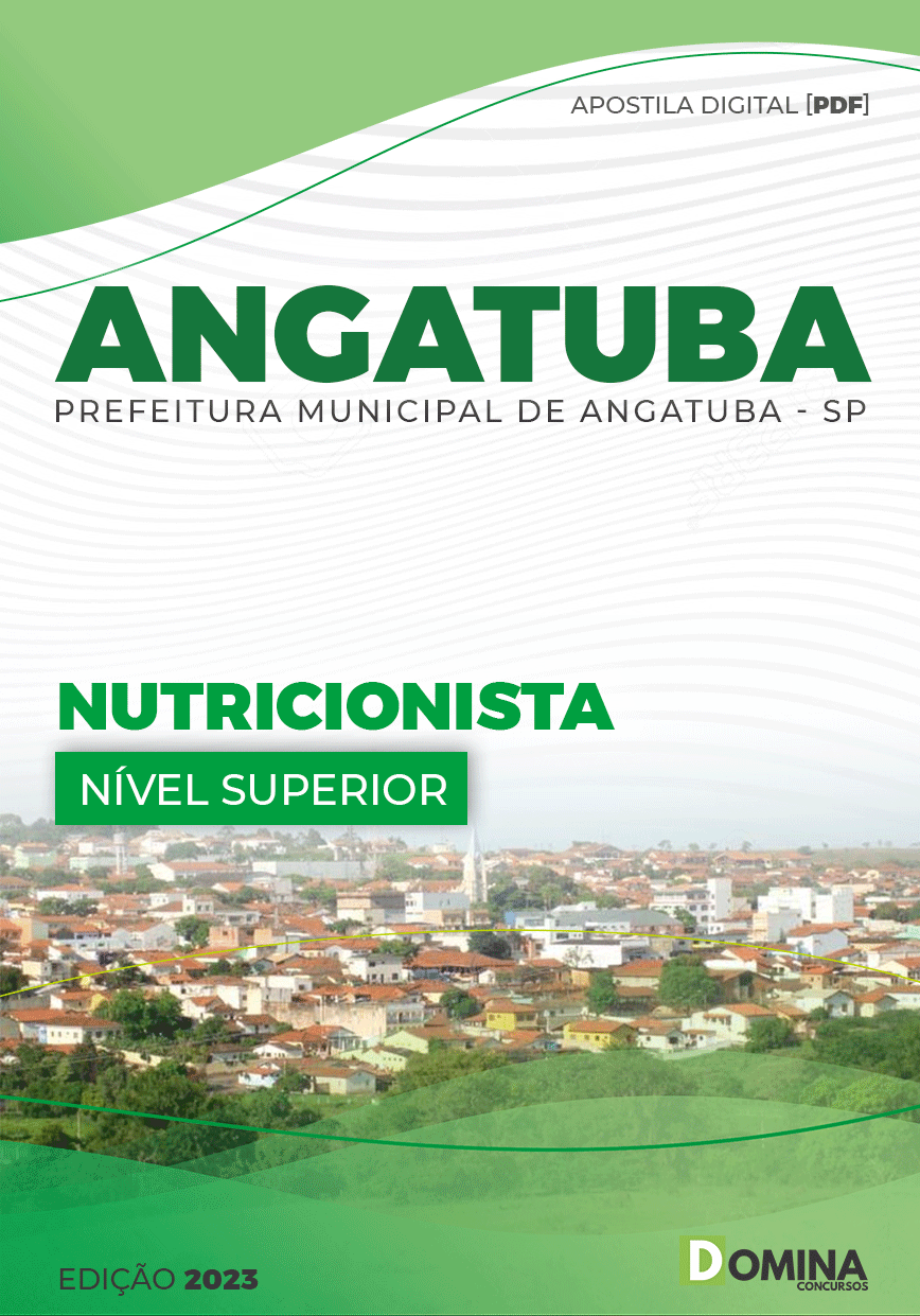 Apostila Concurso Pref Angatuba SP 2023 Nutricionista