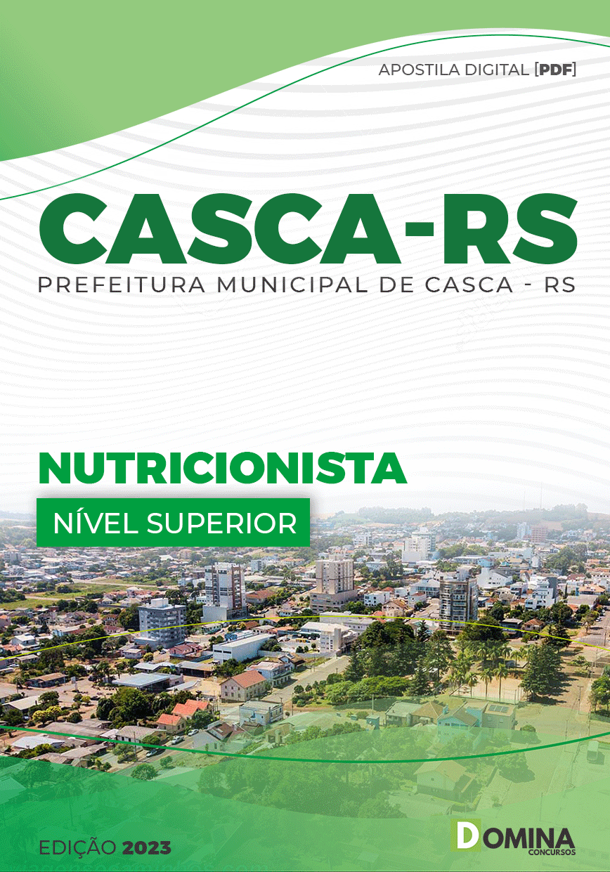 Apostila Concurso Pref Casca RS 2023 Nutricionista