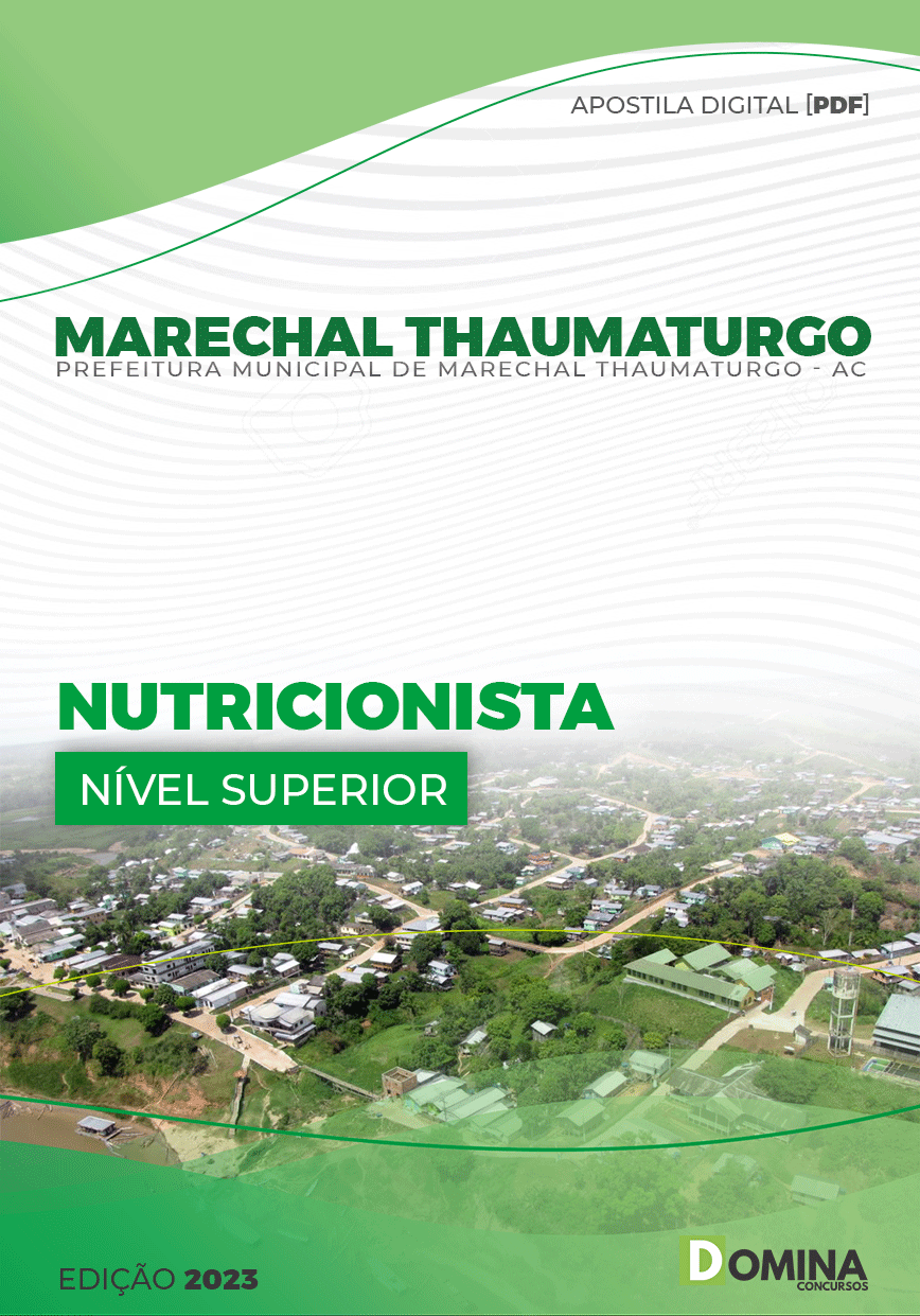 Apostila Pref Marechal Thaumaturgo AC 2023 Nutricionista