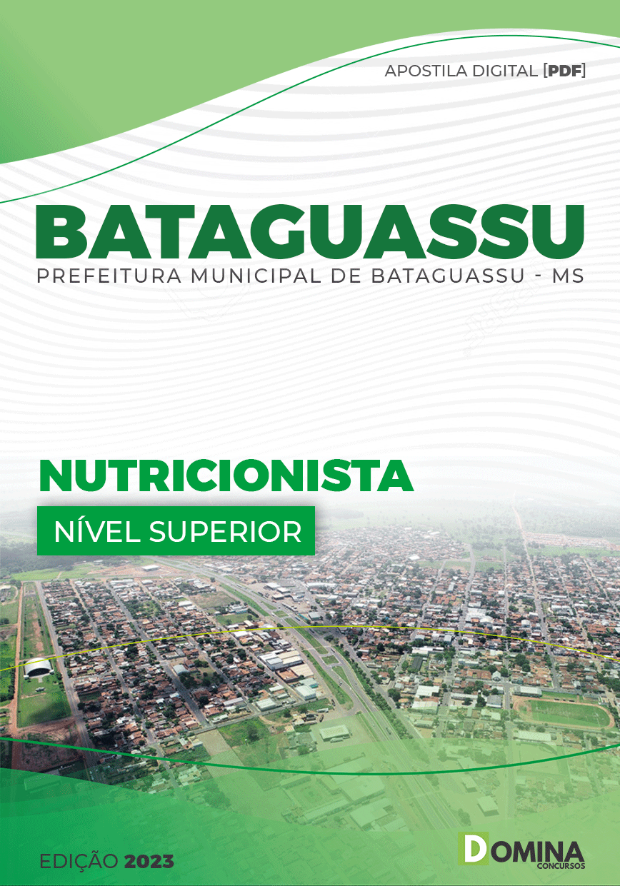 Apostila Digital Pref Bataguassu MS 2023 Nutricionista