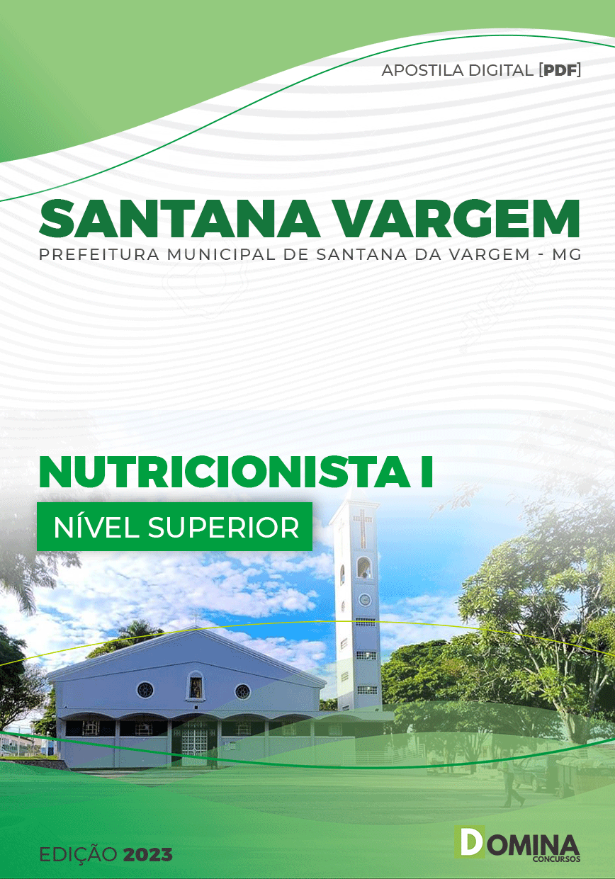 Apostila Pref Santana Vargem MG 2023 Nutricionista I