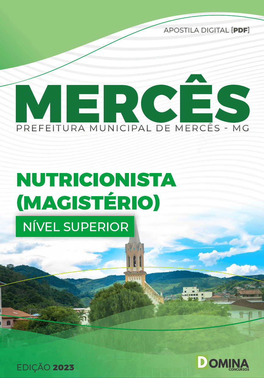 Apostila Concurso Pref Mercês MG 2023 Nutricionista