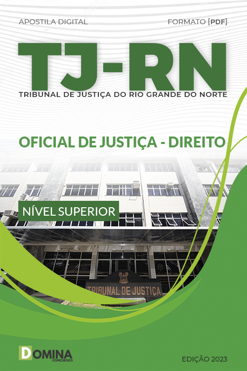 Apostila TJ RN 2023 Analista Judiciário Oficial Justiça