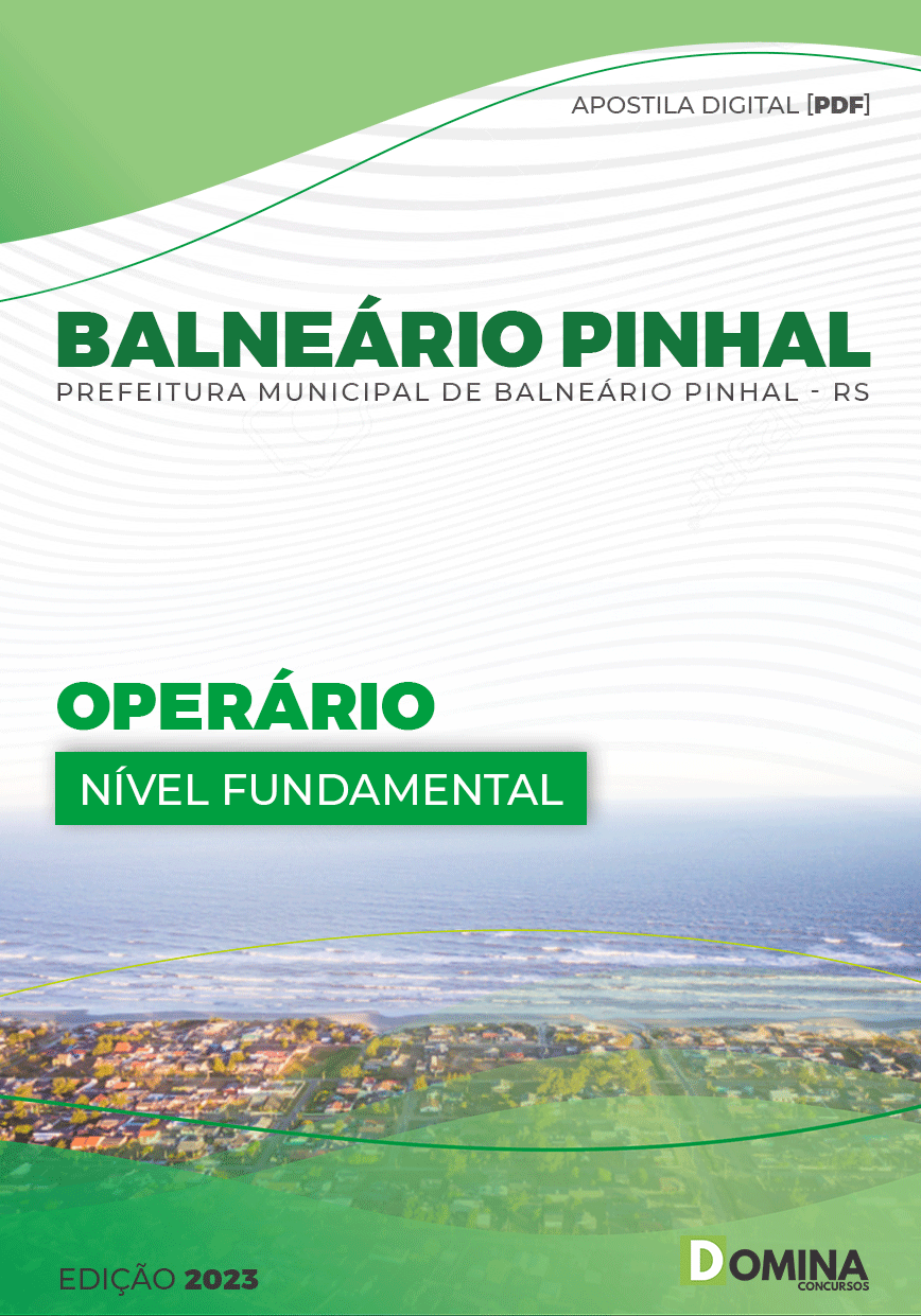 Apostila Digital Pref Balneário Pinhal RS 2023 Operário
