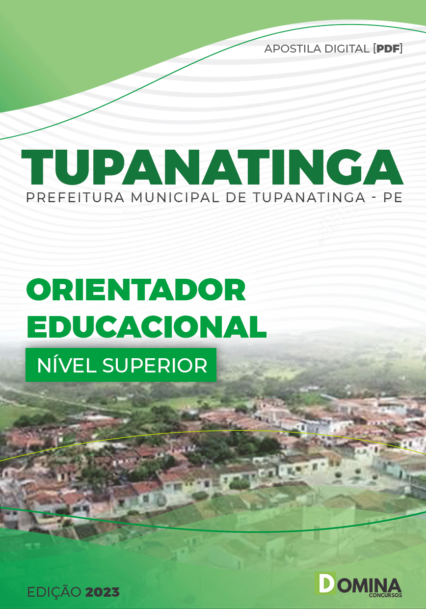 Apostila Pref Tupanatinga PE 2023 Orientador Educacional