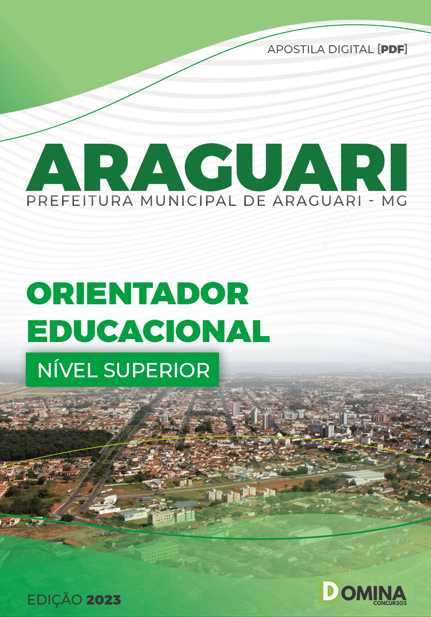 Apostila Pref Araguari MG 2023 Orientador Educacional