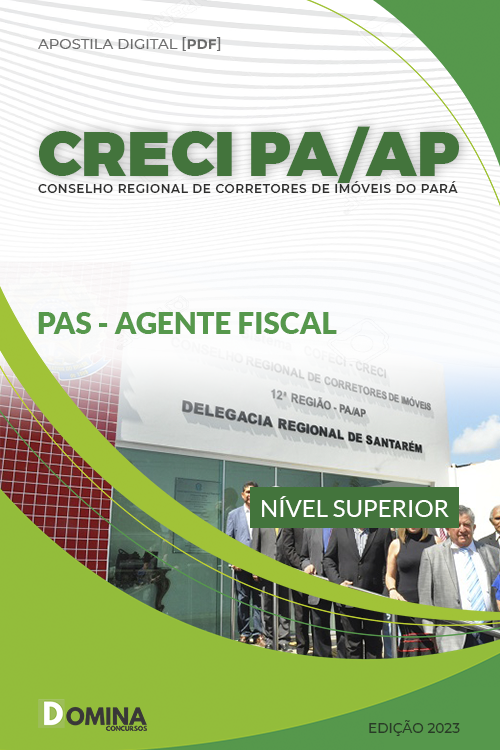 Apostila Concurso CRECI PA AP 2023 PAS Agente Fiscal