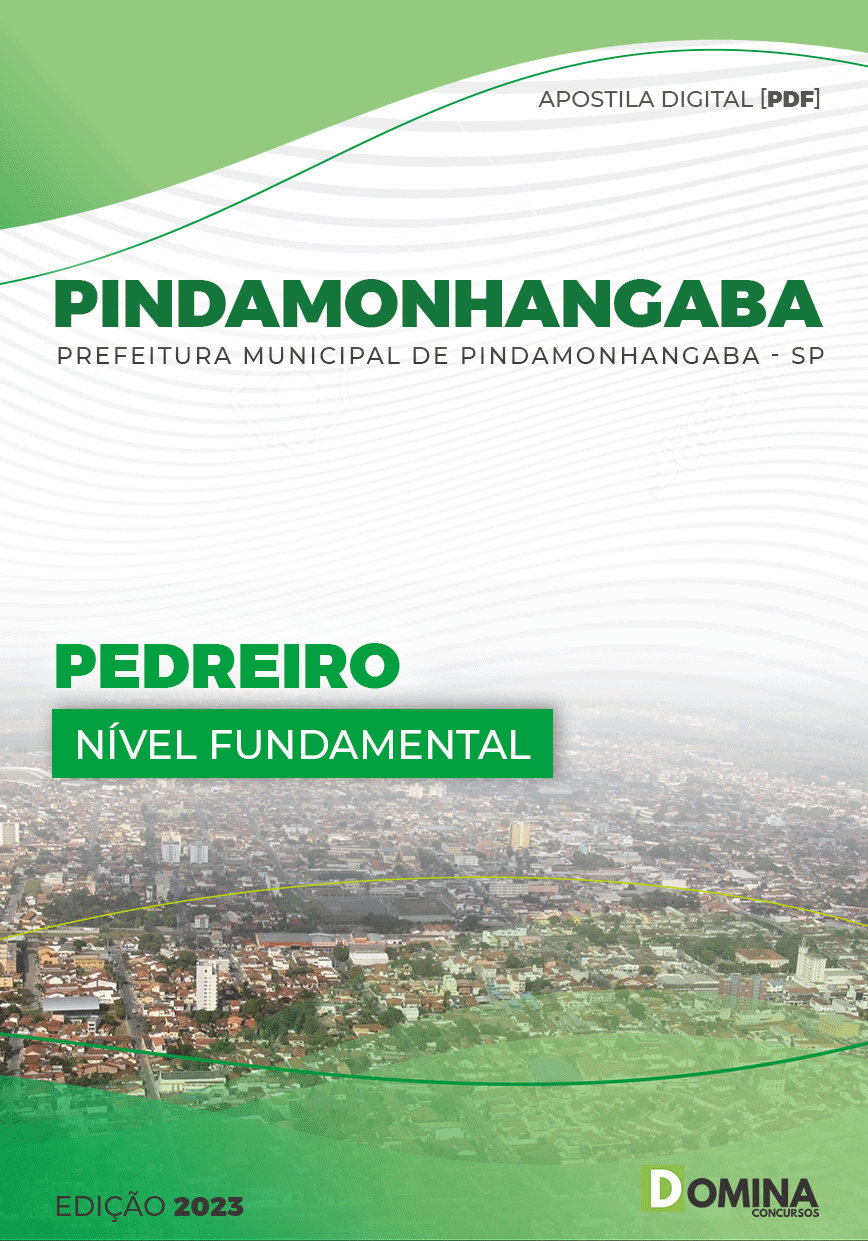 Apostila Pref Pindamonhangaba SP 2023 Pedreiro