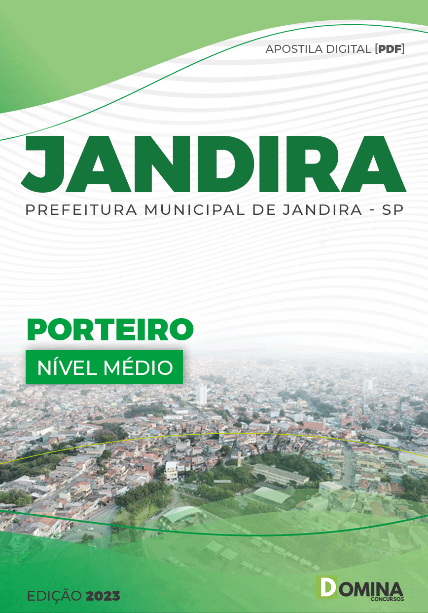 Apostila Digital Concurso Pref Jandira SP 2023 Porteiro