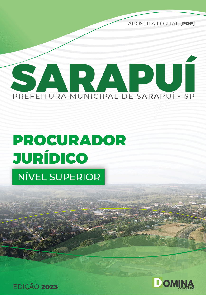 Apostila Pref Sarapuí SP 2023 Procurador Jurídico