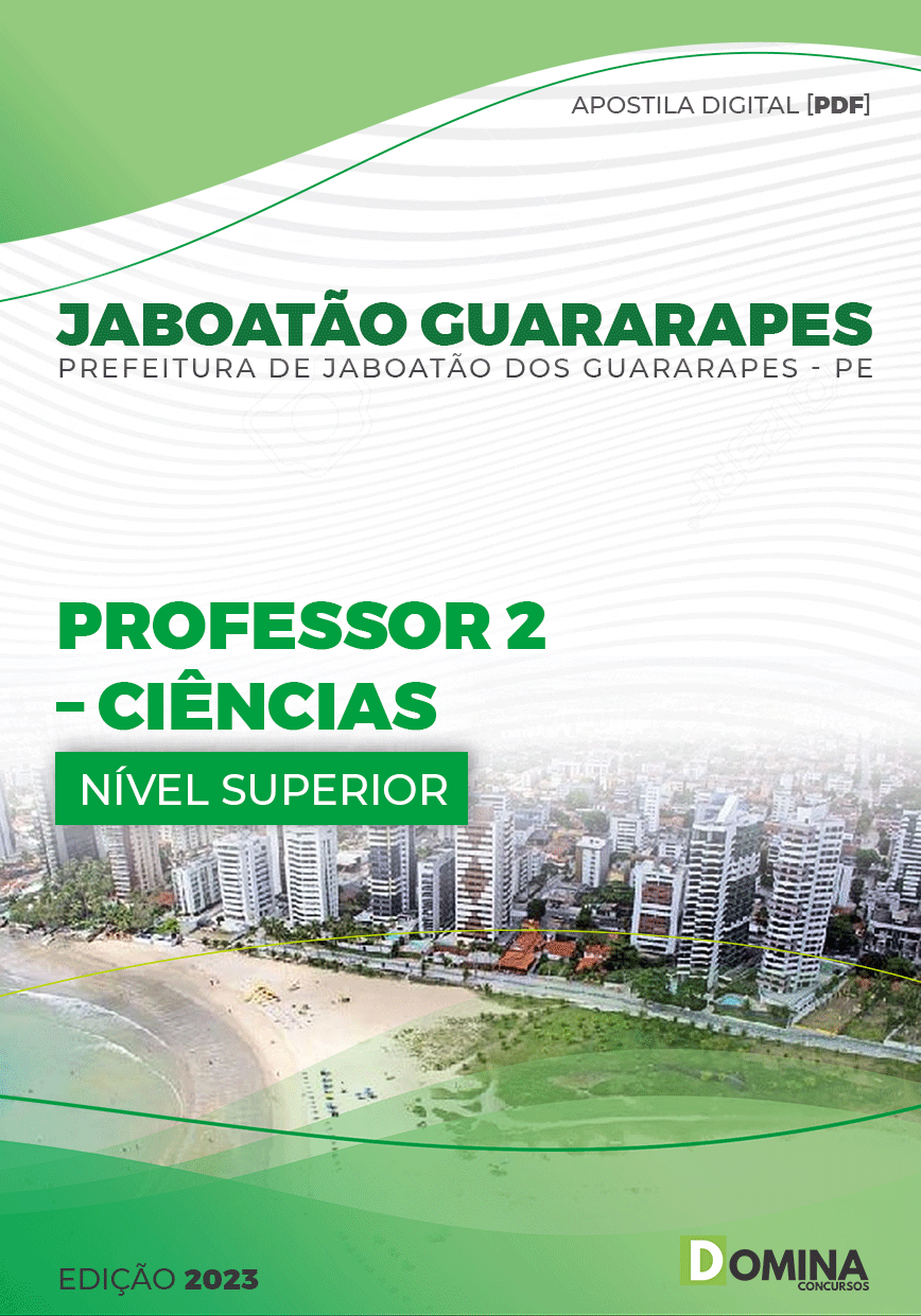 Apostila Pref Jaboatão Guararapes PE 2023 Professor 2 Ciências
