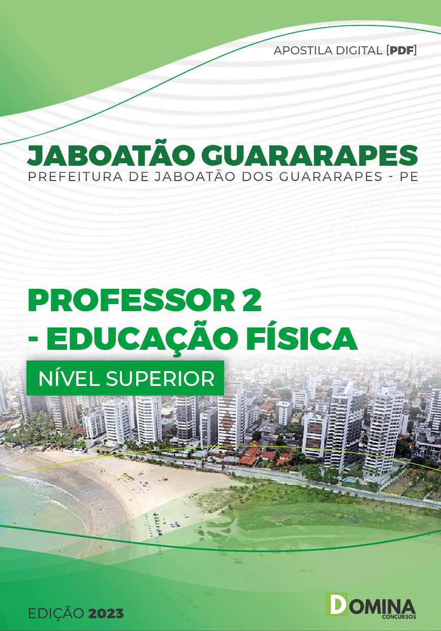 Apostila Pref Jaboatão Guararapes PE 2023 Professor 2 Educação Física
