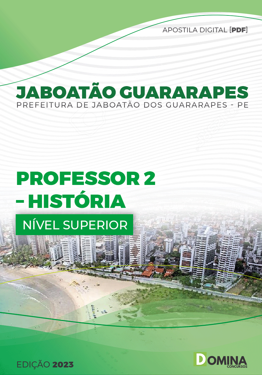 Apostila Pref Jaboatão Guararapes PE 2023 Professor 2 História