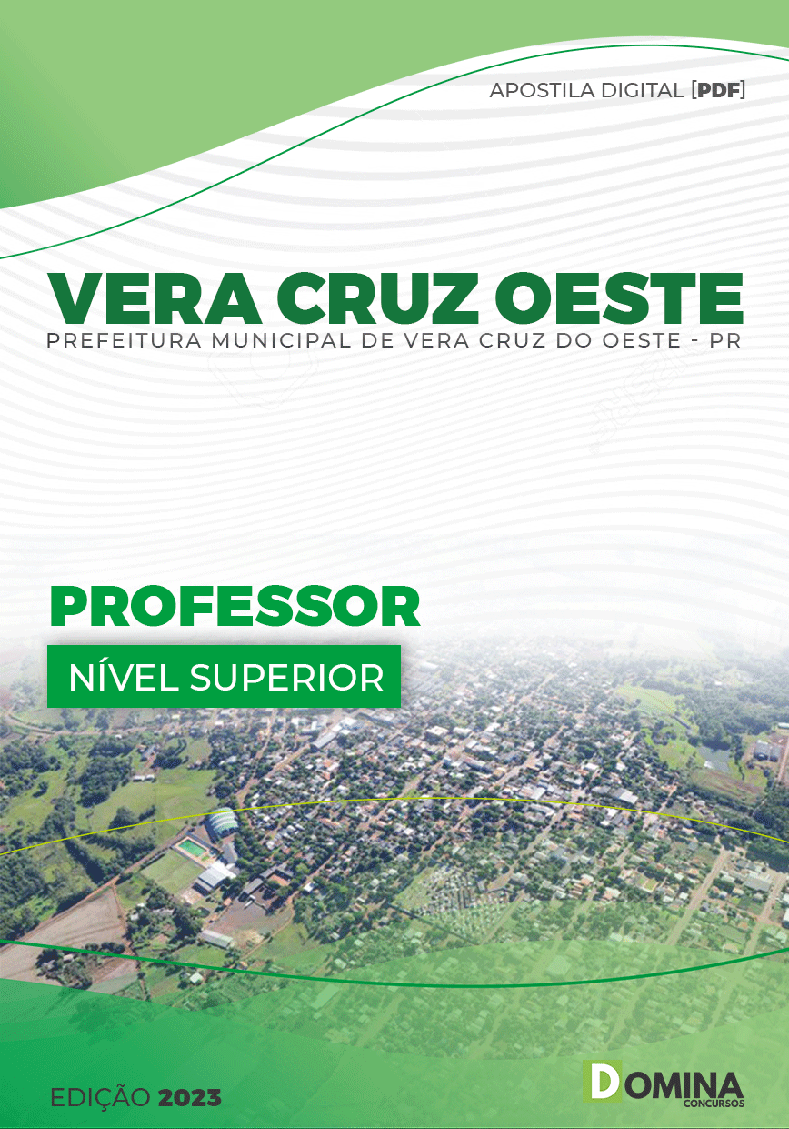 Apostila Digital Pref Vera Cruz Oeste PR 2023 Professor