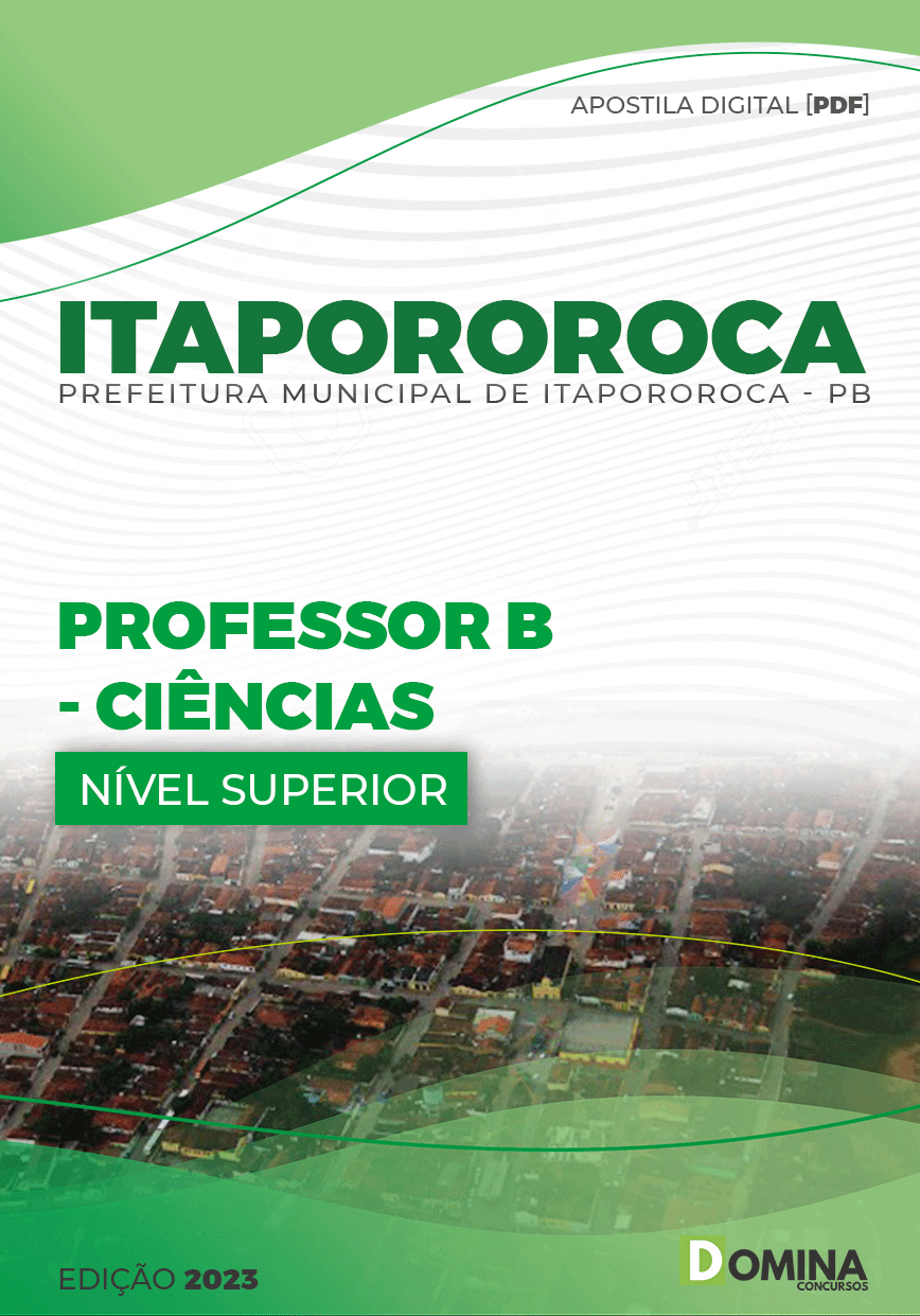 Apostila Pref Itapororoca PB 2023 Professor B Ciências