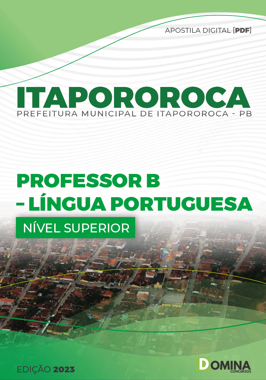 Apostila Pref Itapororoca PB 2023 Professor B Língua Portuguesa