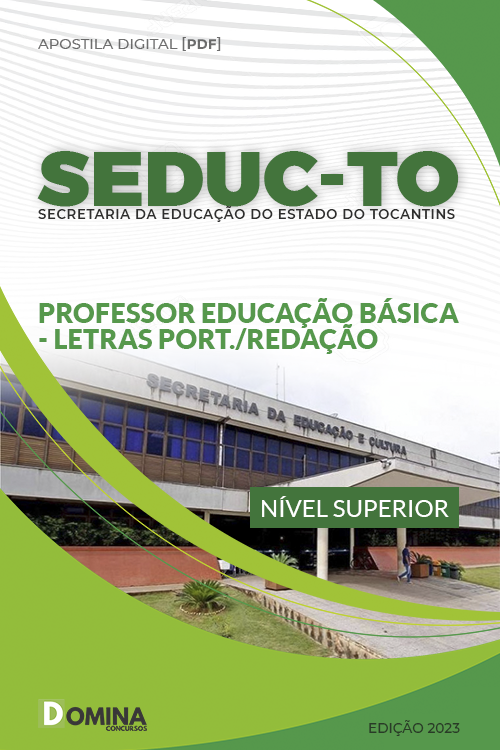 Apostila SEDUC TO 2023 Professor Educação Básica Língua Portuguesa