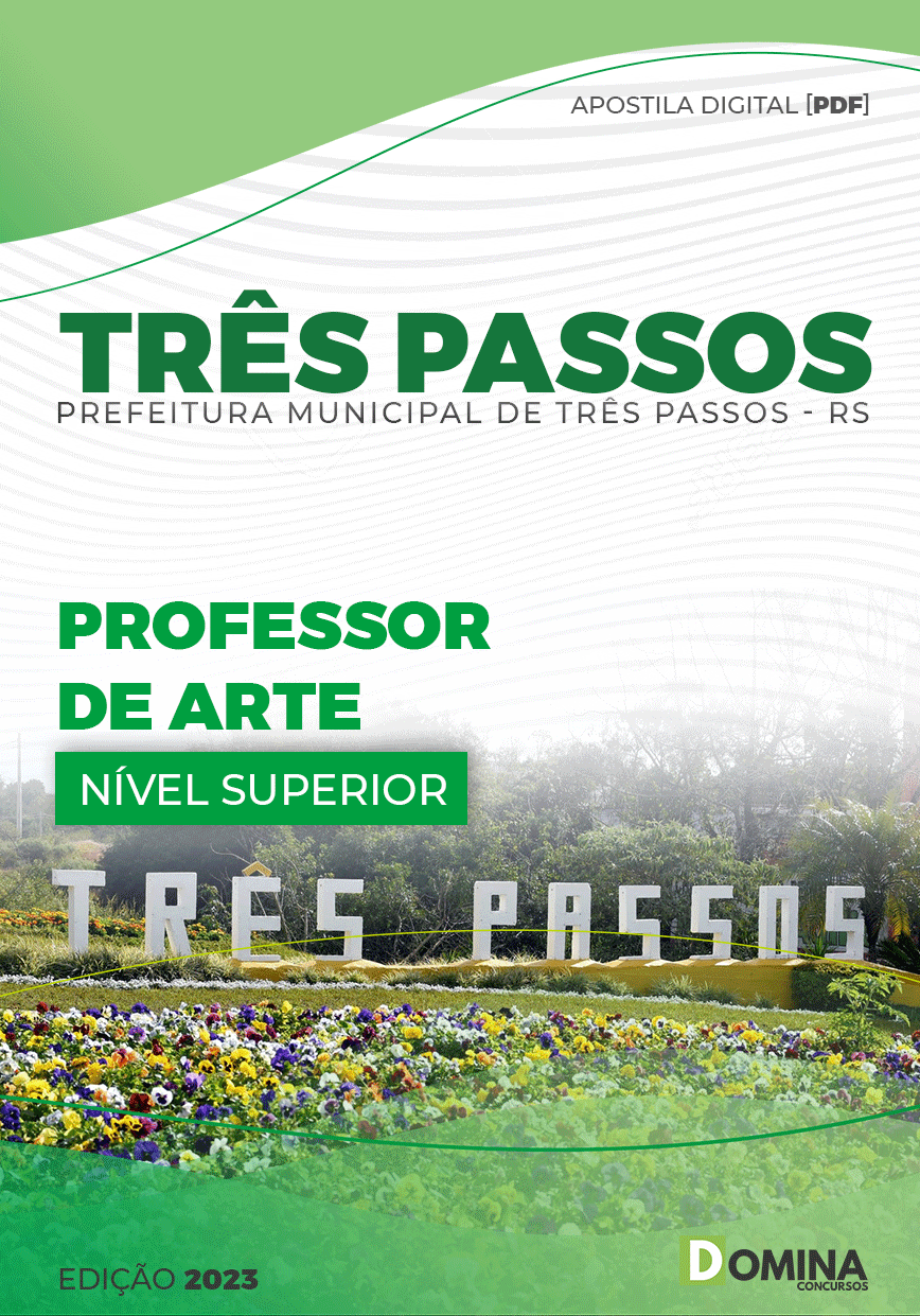 Apostila Digital Pref Três Passos RS 2023 Professor Artes