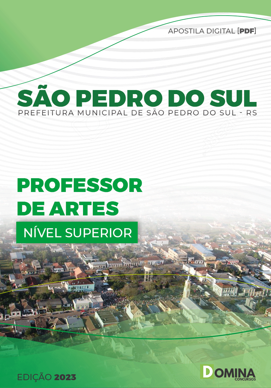 Apostila Pref São Pedro do Sul RS 2023 Professor Anos Finais Artes
