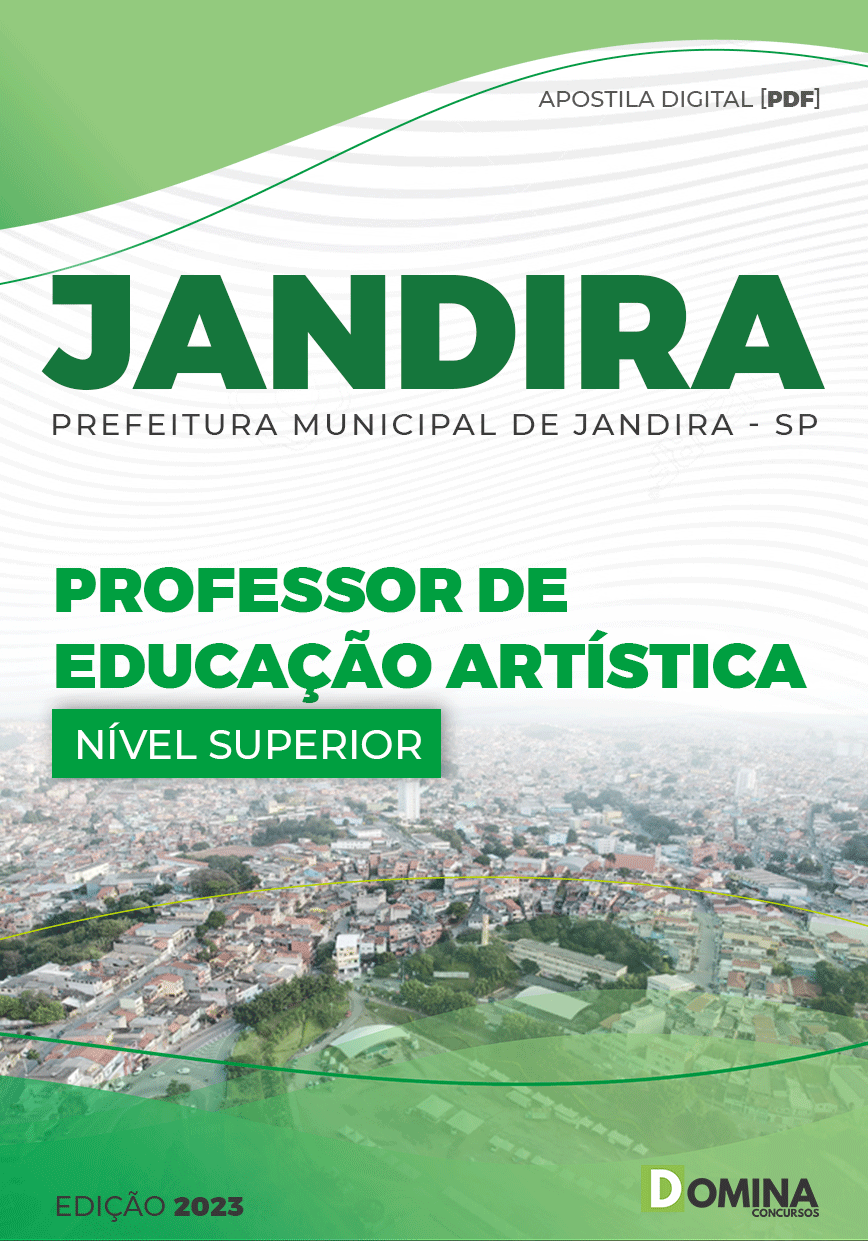 Apostila Concurso Pref Jandira SP 2023 Educador Artística