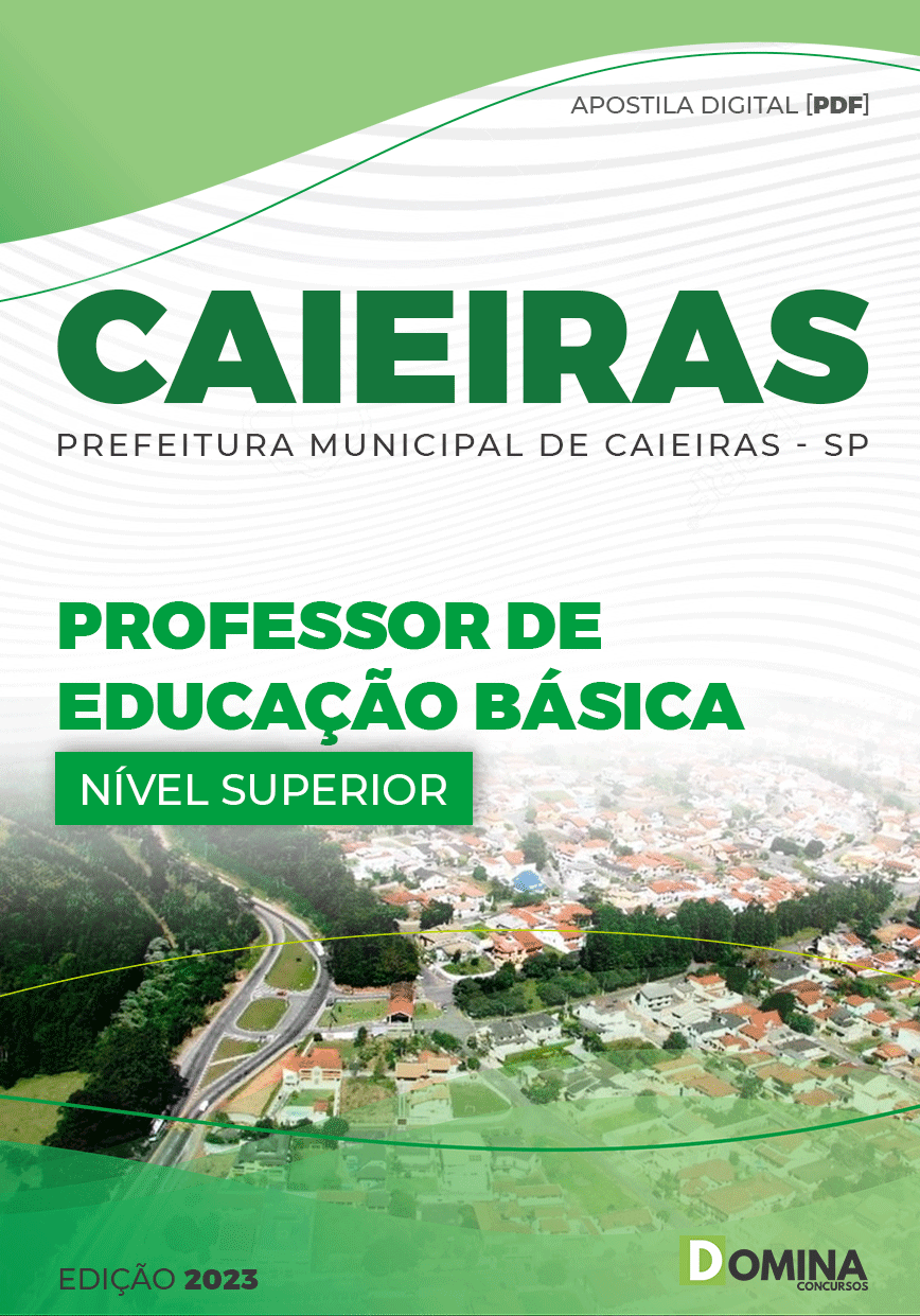 Apostila Pref Caieiras SP 2023 Professor Educação Básica EJA