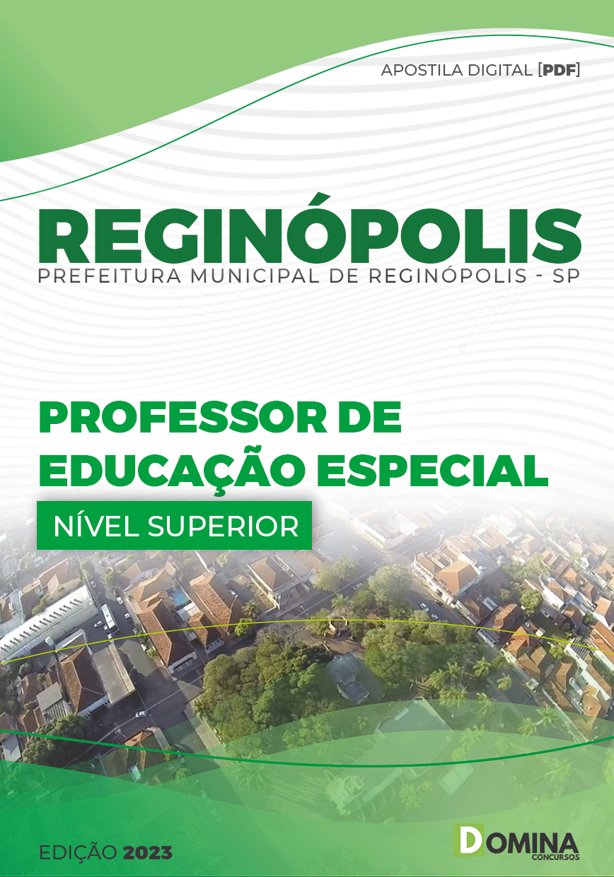 Apostila Pref Reginópolis SP 2023 Professor Educação Especial