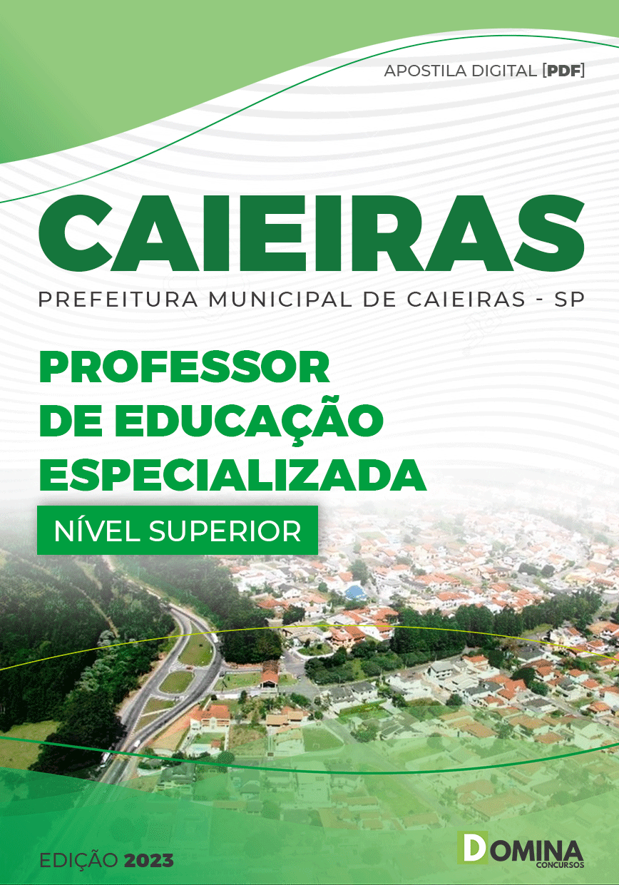 Apostila Pref Caieiras SP 2023 Professor Educação Especializada EJA