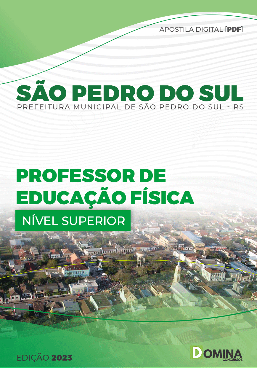 Apostila Pref São Pedro do Sul RS 2023 Professor Educação Física