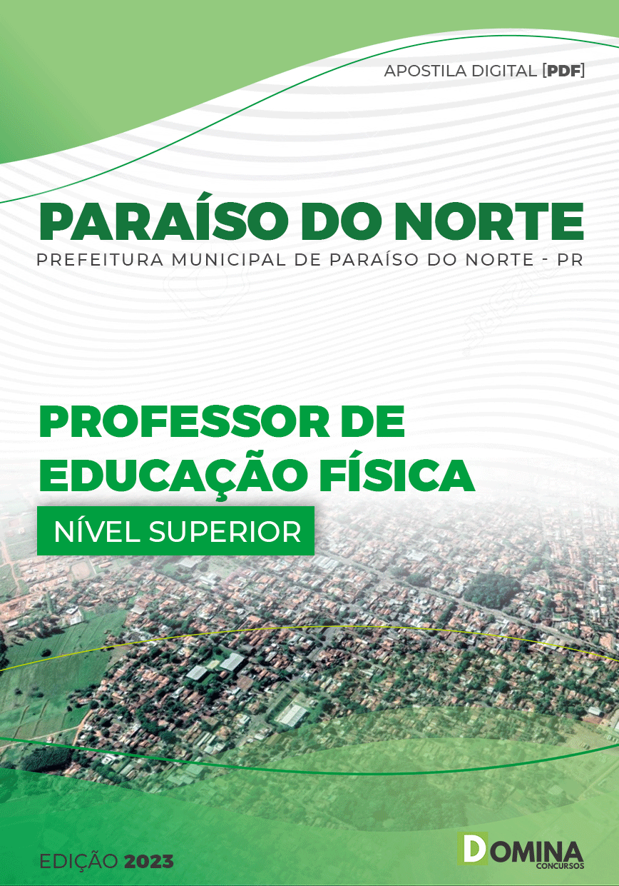 Apostila Pref Paraíso Norte PR 2023 Professor Educação Física