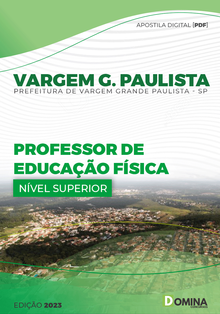 Apostila Pref Vargem Grande Paulista SP 2023 Professor Educação Física