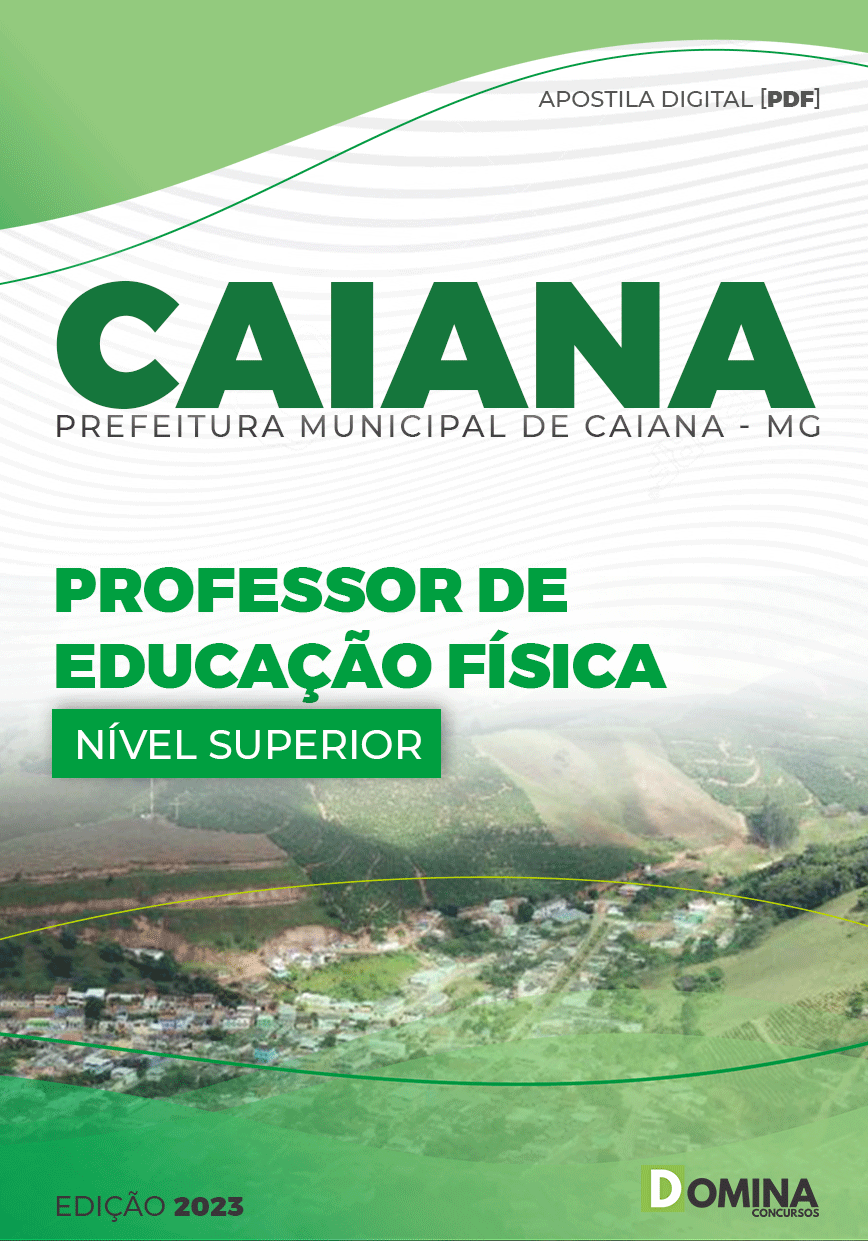 Apostila Pref Caiana MG 2023 Professor Educação Física