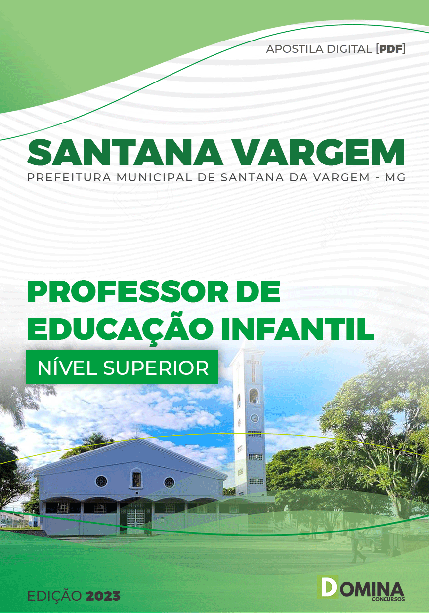 Apostila Pref Santana Vargem MG 2023 Professor Educação Infantil