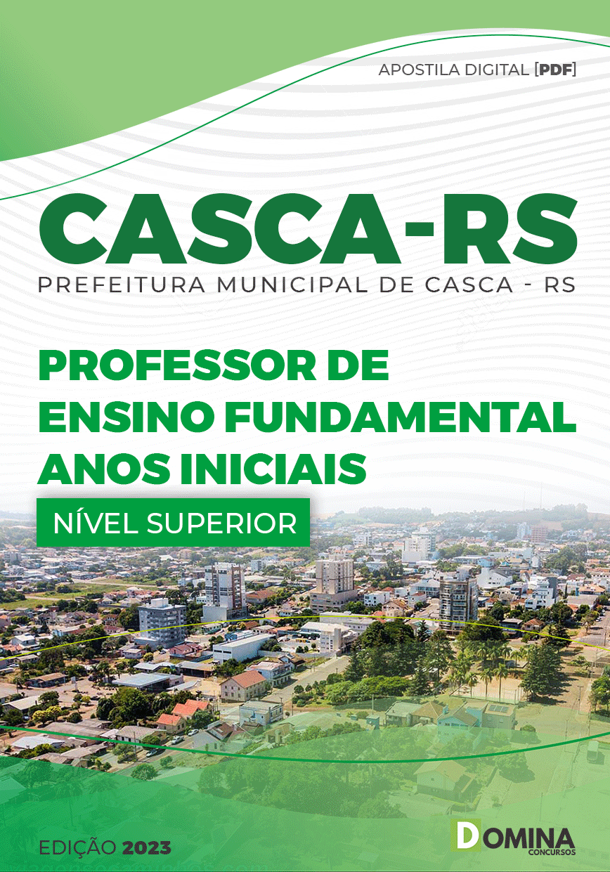 Apostila Pref Casca RS 2023 Professor Ensino Fundamental Anos Finais