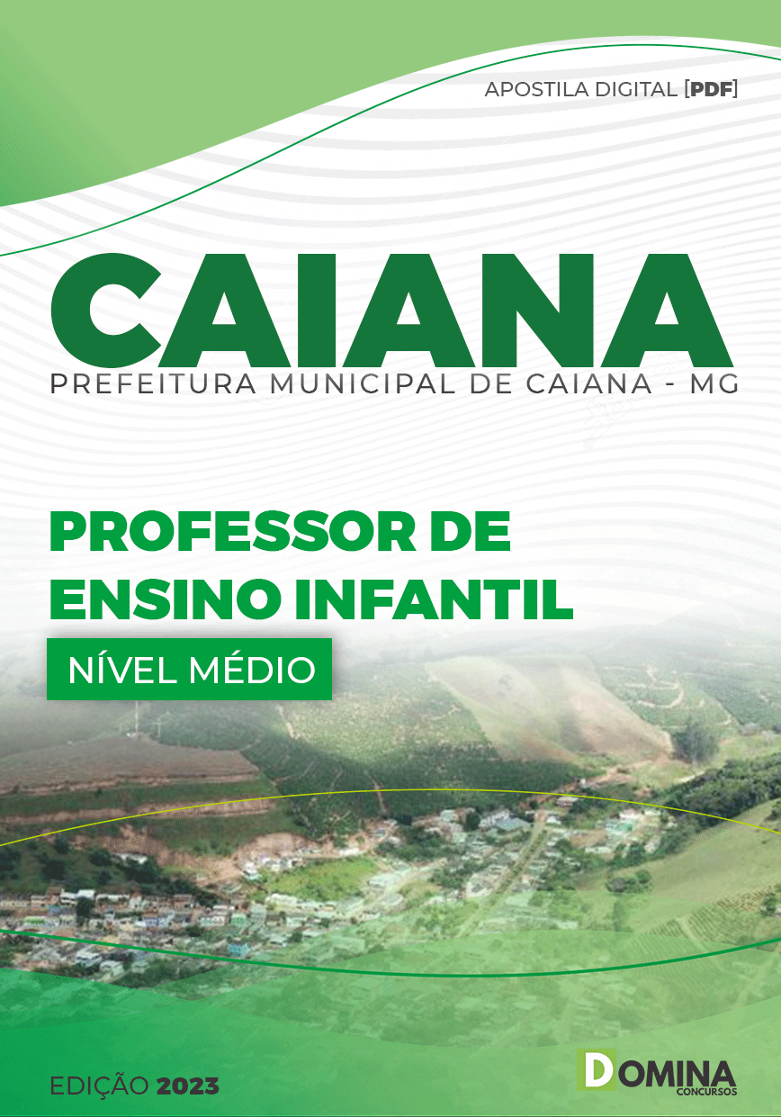 Apostila Pref Caiana MG 2023 Professor Educação Infantil