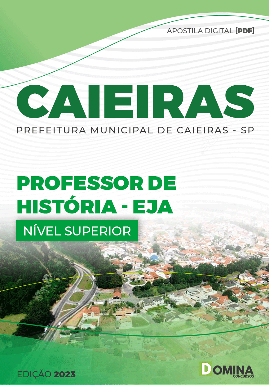 Apostila Pref Caieiras SP 2023 Professor História EJA