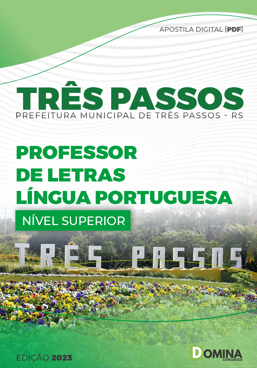 Apostila Digital Pref Três Passos RS 2023 Professor Português