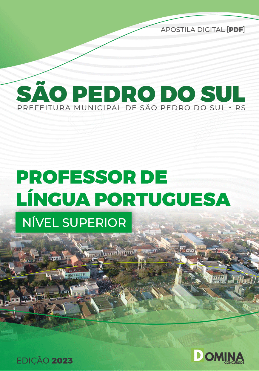 Apostila Pref São Pedro do Sul RS 2023 Professor Língua Portuguesa