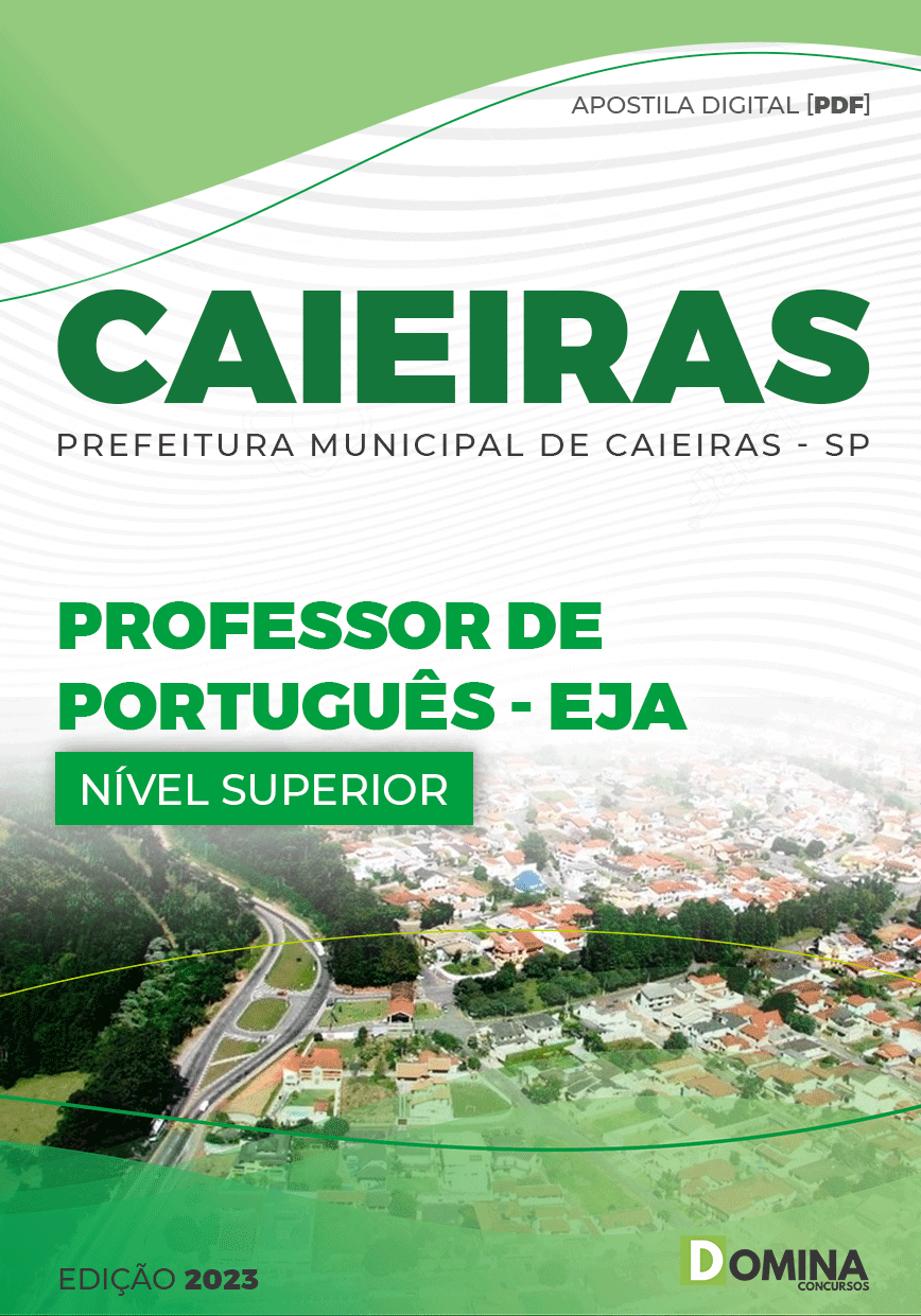 Apostila Pref Caieiras SP 2023 Professor Português EJA