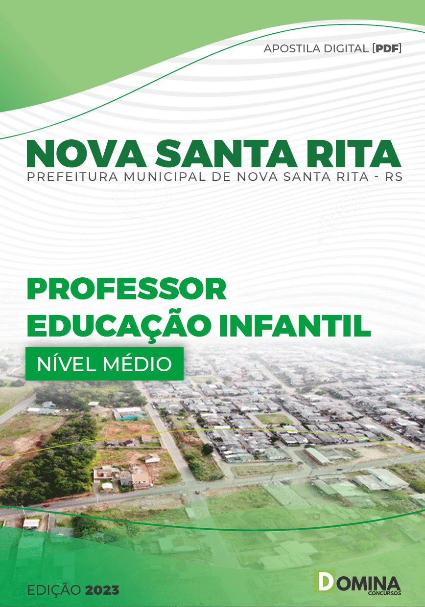 Apostila Pref Nova Santa Rita RS 2023 Professor Educação Infantil