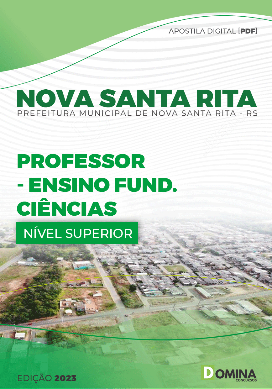 Apostila Pref Nova Santa Rita RS 2023 Professor Ciências