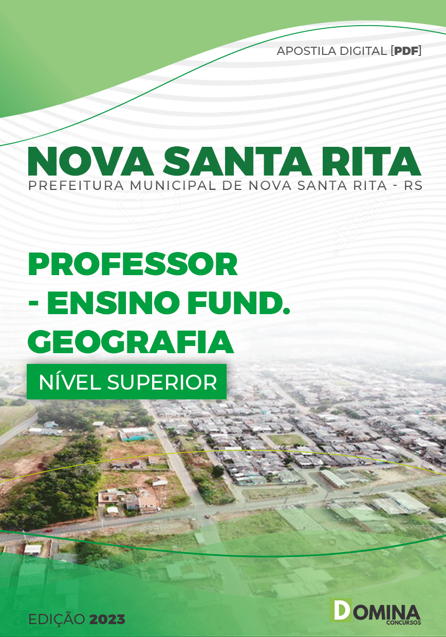 Apostila Pref Nova Santa Rita RS 2023 Professor Geografia