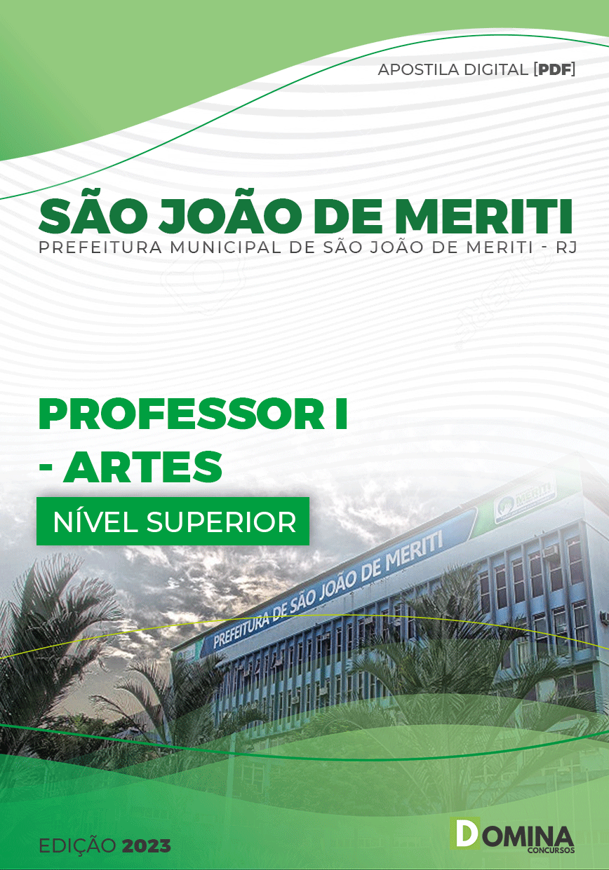 Apostila Pref São João Meriti RJ 2023 Professor I Artes